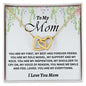To Mom ~ from Son or Daughter - Interlocking Necklace