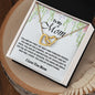 To Mom ~ from Son or Daughter - Interlocking Necklace