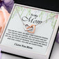 To Mom ~ from Son or Daughter - Interlocking Necklace