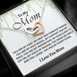 To Mom ~ from Son or Daughter - Interlocking Necklace