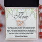 To Mom ~ from Son or Daughter - Interlocking Necklace