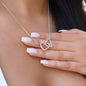 To Mom ~ from Son or Daughter - Interlocking Necklace
