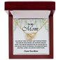 To Mom ~ from Son or Daughter - Interlocking Necklace