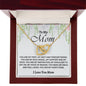 To Mom ~ from Son or Daughter - Interlocking Necklace