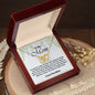 To Mom ~ from Son or Daughter - Interlocking Necklace