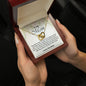 To Mom ~ from Son or Daughter - Interlocking Necklace