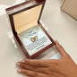 To Mom ~ from Son or Daughter - Interlocking Necklace