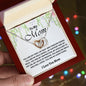 To Mom ~ from Son or Daughter - Interlocking Necklace