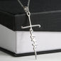 Faith Cross Necklace - Hebrews 11:1