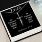 Faith Cross Necklace - Hebrews 11:1