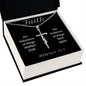 Faith Cross Necklace - Hebrews 11:1