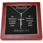 Faith Cross Necklace - Hebrews 11:1