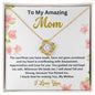 To My Amazing Mom - Love Knot Necklace