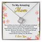 To My Amazing Mom - Love Knot Necklace