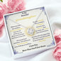 To My Beautiful Granddaughter- Love Knot Necklace