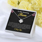 To My Amazing Mom- Love Knot Necklace