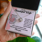To My Beautiful Wife - Love Knot Necklace - From Husband