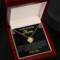 To My Amazing Mom- Love Knot Necklace