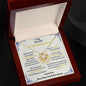 To My Beautiful Granddaughter- Love Knot Necklace