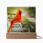 When Cardinals appear, Loved ones are Near